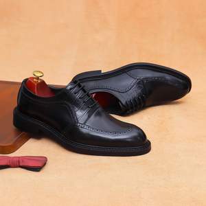 Chaussures classiques pour hommes en cuir véritable de haute qualité, grande taille, imperméables, avec amorti, désodorisantes et antidérapantes pour l'hiver et l'automne - Product Image 4