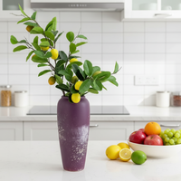 Décoration de printemps, fleur artificielle, tige de citron, arbre fruitier, décoration d'intérieur