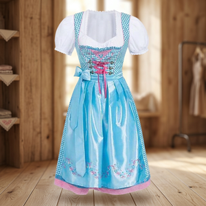 2021 Oktoberfest Wench ชุดเดรสผู้หญิง Dirndl,เครื่องแต่งกายแม่บ้านเบียร์บาวาเรียเยอรมัน (เสื้อผ้าบาวาเรียเยอรมัน) - Product Image 3