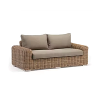 OEM Balkon Wohnzimmer Möbel Sofa-Set Haustier Holz PE Rattan Heim-Möbel Moderne Outdoor Patio Sofa-Sets Gartenmöbel