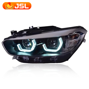 Faro Anteriore Car Styling per <span class=keywords><strong>BMW</strong></span> <span class=keywords><strong>F20</strong></span> 2015-2018 116i 118i 120i con Proiettore a Lente LED Design DRL e Indicatore di Direzione per Auto - Product Image 2