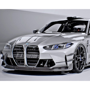 CMST V2 Style Dry Carbon Fiber Front Lip For BMW G80 G81 M3 G82 G83 M4 2020-2024 Upgrade <b>Kits</b> - Product Image 2