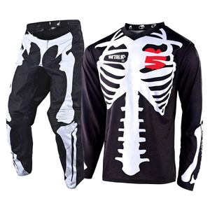 Custom Logo Motocross Gear Set Breathable Waterproof Motorcycle Racing Wear MX Dirt Bike Suit with Jersey and Pants Uniforms - Product Image 1