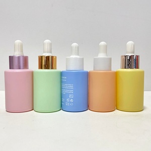 Frosted Pink Purple White Black Essential Oil Bottles 20ml 30ml 50ml Color Dropper Bottle for Cosmetic - Product Image 4