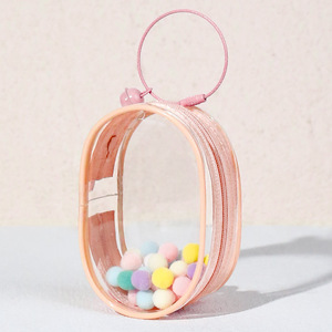 Bolsa de exhibición transparente de PVC para cochecito de bebé, estructura ósea 3D, bolsa de almacenamiento transparente cerrada para muñecas, Ita-bag para regalos - Product Image 1