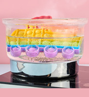 Boîte de jouets sensoriels anti-stress en caoutchouc Macaron Push-and-Pop pour enfants, garçons et filles de 14 ans et plus, éducatifs, pour la relaxation et la décompression