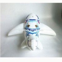 Avion gonflable en plastique non toxique de 60 cm, adorable, pour la publicité d'entreprise, les fêtes, les nouveautés, les promotions aériennes