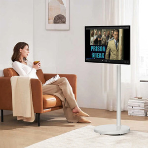 Android System Mobile Smart <strong>Tv</strong> at Home Floor Standing Portable <strong>Mini</strong> <strong>Tv</strong> Stand by Smart <strong>Tv</strong> 23.8 Inch - Product Image 1