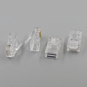Vendita calda Cat6/Cat6A <span class=keywords><strong>RJ45</strong></span> spina Keystone accoppiatore cristallo testa passante connettore - Product Image 2