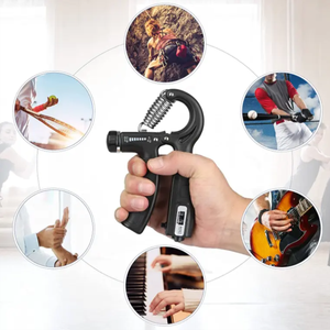 Entrenador de agarre ajustable de <span class=keywords><strong>40</strong></span> <span class=keywords><strong>kg</strong></span> para gimnasio, ejercitador de dedos de alta resistencia, desarrollador de fuerza muscular para la recuperación de brazos masculinos - Product Image 6