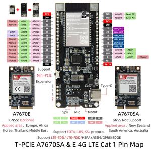 En stock, carte de développement sans fil WiFi Bluetooth LILYGO T-PCIE ESP32-WROVER AXP2101 - Product Image 6