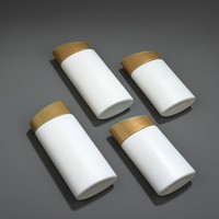 Flacon vide en PE de 50 ml avec bouchon personnalisé pour crème solaire, conteneur cosmétique pour crème BB, lotion isolante, soin du visage
