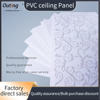 Plafond en PVC Techo 250*8mm pour plafond suspendu, lambris en PVC, plafond en plastique, faux plafond en PVC, panneau de plafond en PVC