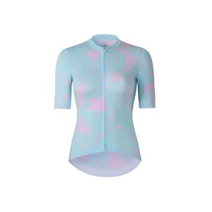 Maillot de Ciclismo con Estampado Degradado, Fresco y Elástico, Resistente al Viento, para Torneos y Entrenamientos, Personalizable - Product Image 1