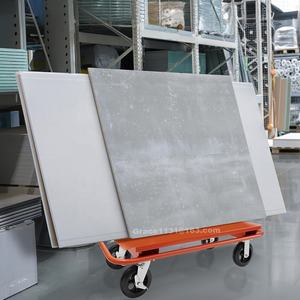 Carro de plataforma de cuatro ruedas plegable personalizable para paneles de yeso con Panel de acero de 1000KG para manejo de hojas para carros de mano - Product Image 5
