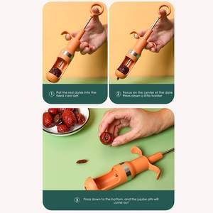 En gros <span class=keywords><strong>Pas</strong></span> <span class=keywords><strong>Cher</strong></span> Portable En Acier Inoxydable <span class=keywords><strong>Cerise</strong></span> Pitter Core Remover Red Date Jujube Corer Push Type Quick Core Remover 2024 - Product Image 5