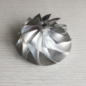 ใบพัดคอมเพรสเซอร์ <span class=keywords><strong>T04Z</strong></span> 59.40/80.30 มม. 11+0 ใบพัด อลูมิเนียม 2618/งานกัด/งานบิลเล็ต สำหรับรถแข่ง - Product Image 2