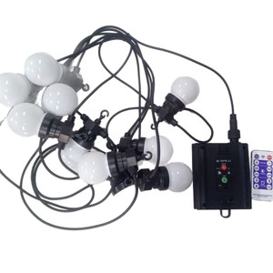 G50 Large Round Bubble LED String Light Solar Powered Outdoor Courtyard Decoration 25000 Hours Lifespan - Product Image 5