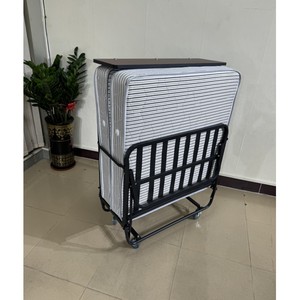 Cómoda <span class=keywords><strong>cama</strong></span> vertical plegable <span class=keywords><strong>cama</strong></span> plegable con colchón de esponja de <span class=keywords><strong>90</strong></span> mm para Hotel - Product Image 6