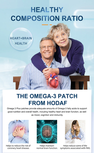 Diseño personalizado OEM ODM corazón cerebro bienestar fuerza parche Omega-3 parche transdérmico para el cuidado de la salud - Product Image 5