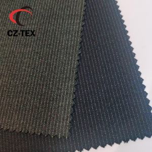 Costume à rayures italiennes en coton, tissu en laine peignée, pour hommes d'affaires, en stock - Product Image 2