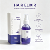 Sérum Capillaire Végétalien Bio AHK-CU GHK-CU à Marque Blanche, Spray 100% Pur et Naturel, Croissance Rapide des Cheveux, Anti-Chute, Peptides de Cuivre pour un Cuir Chevelu Plus Épais