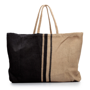 Sacs à main de luxe en toile de jute écologique avec logo imprimé personnalisé et tarif comparatif - Product Image 4