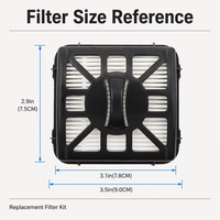 Filtre HEPA à charbon actif OEM conçu pour les robots aspirateurs Shark IQ R101AE RV1000S UR1000SR UR1005AE AV911S – Vente en gros usine