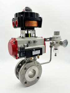 DN50 Hochtemperatur-2-PC-Kugelhahn für den Schiffs gebrauch Elektrische Steuerung Hydraulisch hergestellter Dampf wasser unterstützter Hersteller - Product Image 4