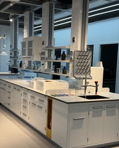 Mesa de Laboratorio Personalizada, Totalmente de Acero, Acero-Madera, PP Opcional, Diseño Personalizado, Grado de Exportación, Directo de Fábrica, Personalizado Según Planos - Product Image 3