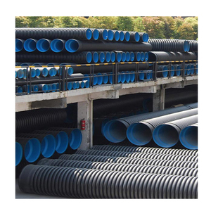 Tuyau corrugué à double paroi en HDPE Sn6 800 mm, tuyau de drainage, tubes en plastique HDPE/tuyau de drainage/tuyau corrugué 100 - Product Image 1