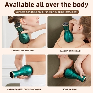 Masajeador Gua Sha más vendido, masajeador eléctrico con ventosas, juego de terapia de ventosas al vacío eléctrico, masajeador de terapia con ventosas - Product Image 5