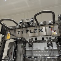 TT Flex usage domestique équipement de Fitness multifonctionnel Cage de puissance Smith Machine Squat Rack fer poids pile poitrine et jambes unisexe
