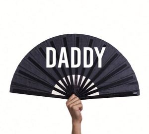 Abanico Plegable de Bambú Personalizado con Impresión de Logotipo, 13 Pulgadas, para Hombre y Mujer - Product Image 2