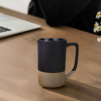 Mug en céramique de porcelaine 11oz pour sublimation, base mate, tasse à eau de bureau, logo personnalisable, cadeau d'affaires, compatible micro-ondes, vente en gros