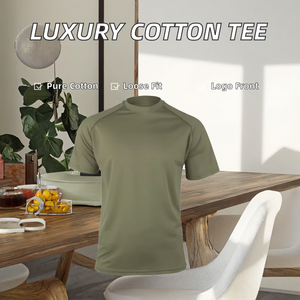 Camiseta de Manga Corta para Hombre, Cuello Redondo, 100% Algodón, Corte Holgado, Personalizable con Logotipo, Impresión Serigráfica, Ecológica, Venta al Por Mayor - Product Image 2