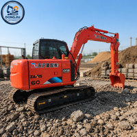 Livraison Mondiale – Excavatrice d'occasion Hitachi ZAXIS60 6t, Moteur Isuzu 40.5kW, Capacité de Godet 0.22m³ – Stock Disponible