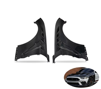 Garde-boue latéraux en fibre de carbone style GTD, accessoires de garde-boue extérieur pour Ford Mustang Ecoboost GT 2018-2023
