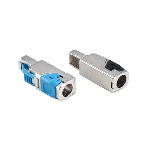 China fabricante fornecimento Ftp escudo Modular Plug China conectores modulares Cat6A Modular Plug