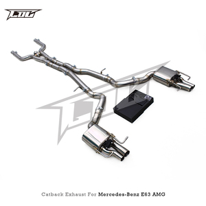 ท่อไอเสียแคทแบคไทเทเนียมสำหรับรถยนต์เมอร์เซเดส-เบนซ์ AMG GT63/GT63S 4.0T ปี 2019-2023 พร้อมวาล์วแบบ OEM - Product Image 6