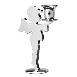 Fabricante confiable de candelabro plateado de Ángel de pie decorativo de alta calidad de último diseño al por mayor - Product Image 1