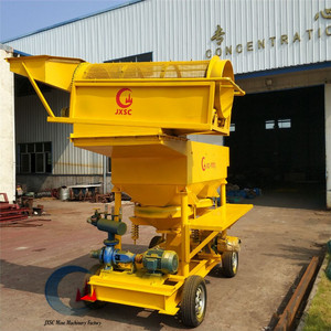金採掘機移動式金ダイヤモンド宝石鉱山洗浄プラント小型沖積金採掘機 - Product Image 4