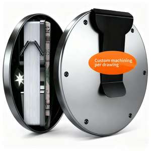 Services de fabrication de portefeuilles en métal personnalisés - Portefeuille en acier inoxydable, produit CNC - Product Image 1