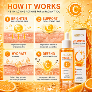 Sérum Visage Éclaircissant et Blanchissant Coréen Vegan et Naturel à la Vitamine C et à l'Acide Hyaluronique OEM ODM 30ml - Product Image 5