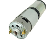 Moteur à engrenages CC à balais à couple élevé 100 kg, certifié ROHS, 24 V 12 V, robuste, cadre 42 mm pour applications robotiques