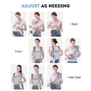 Porte-Bébé en Coton Toutes Saisons avec Siège de Hanche Ceinture de Sécurité Style Tendance <span class=keywords><strong>pour</strong></span> Explorer le Monde et les Câlins - Product Image 5