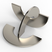 Magnet Neodymium NdFeB N33SH N35SH N38SH Bentuk Lengkung, Magnet Kuat N52, Magnet Industri Kekuatan Tinggi