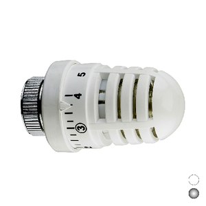 Testina Termostatica con Sensore di Livello Liquido Bianca 40 mm per Sistemi HVAC - Product Image 1