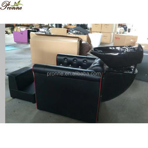 Equipo de salón de peluquería moderno, estación de lavado portátil, tazón y silla de champú dorado - Product Image 5