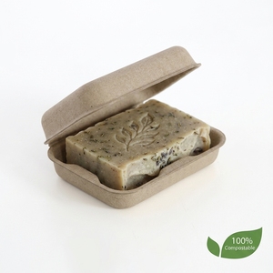Caja de Jabón de Pulpa Moldeada Ecológica y Sin Plástico, Envase Cosmético Biodegradable, Contenedor de Jabón Artesanal Sostenible <span class=keywords><strong>AYY</strong></span> - Product Image 1